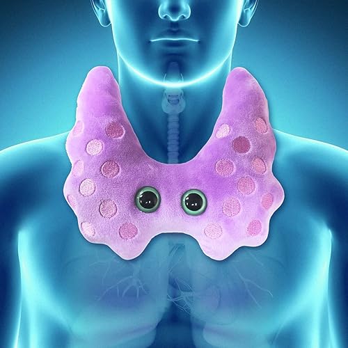 Miniatura 8 de GIANT MICROBES Peluche de tiroides, regalo de recuperación de cirugía, regalos de lupus, conciencia sobre el cáncer de tiroides, sistema endocrino,