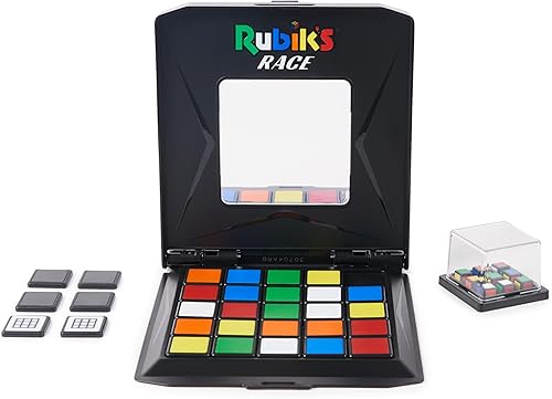 Miniatura 7 de Rubik's Race, Ace Edition - Rompecabezas clásico de ritmo rápido secuencia de estrategia para dos jugadores, juego de mesa para niños y adultos a