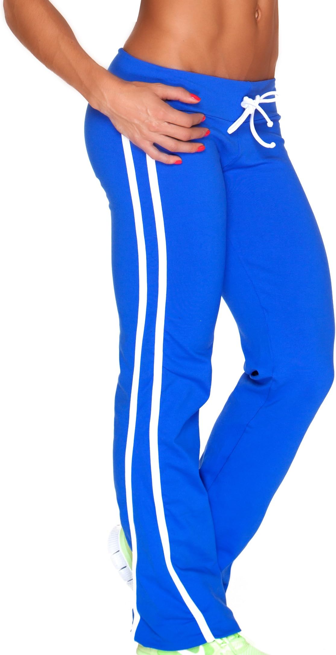 Lino Fitness Women Sports Wear Pants with Side Stripes
