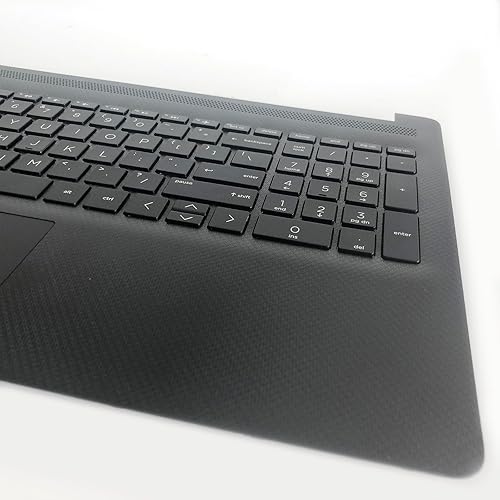 Miniatura 9 de HP 15-DA15-DB - Funda para reposamuñecas superior con teclado y teclado L20387-001, color negro