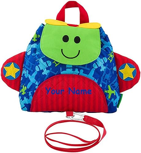Miniatura 3 de Mochila personalizada de Airplane Little Buddy con correa de arnés de seguridad con nombre personalizado, Bolsa personalizada Air Plane Little Buddy