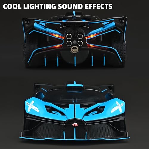 Miniatura 5 de Coche de juguete para niños pequeños 124, compatible con la colección de autos modelo Bolide, auto de juguete en aerosol para niños, autos de