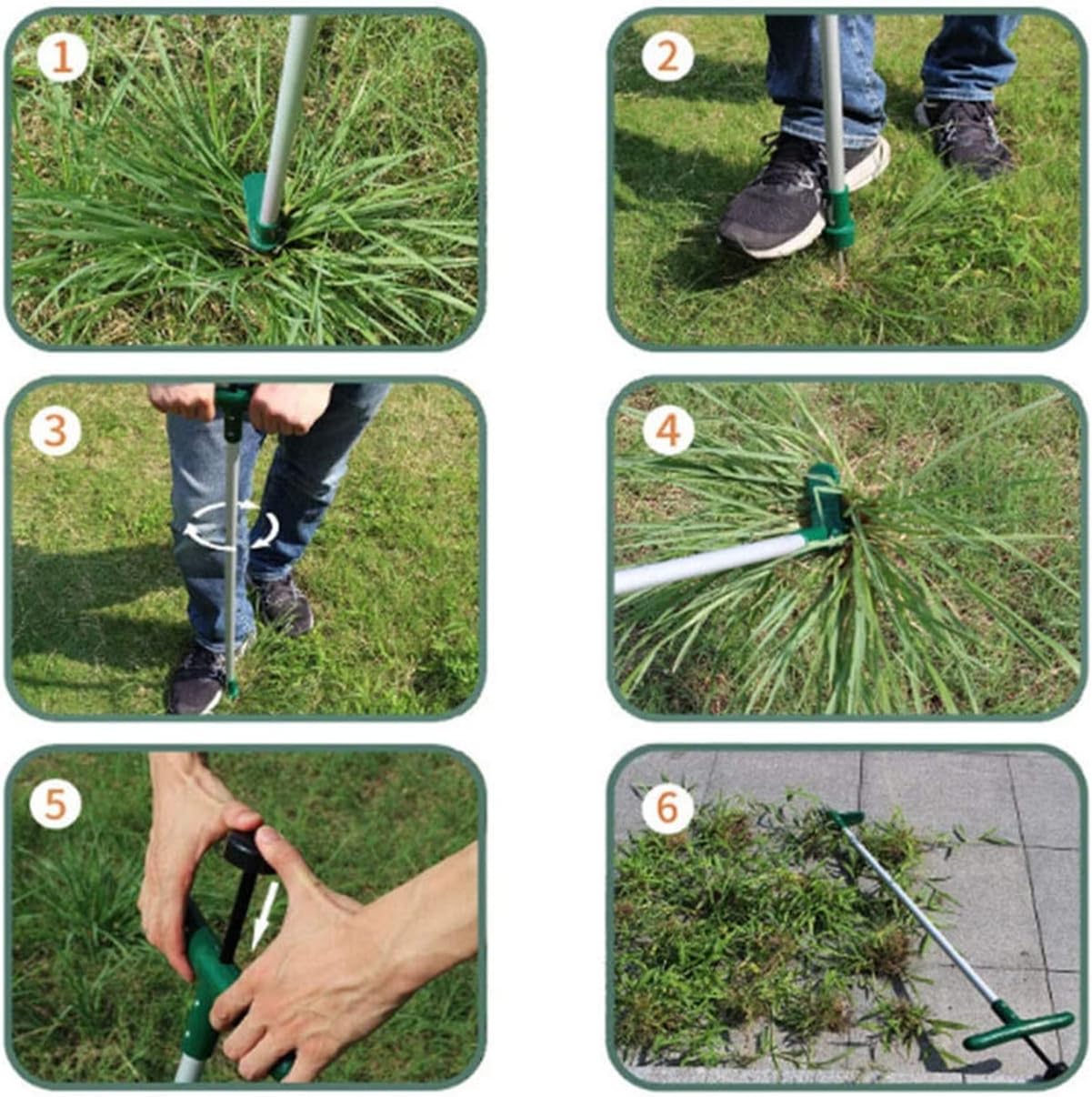 Long Handle Weed Remover- Outdoor Yard Grass Root Puller Tools Durable Garden Lawn Weeder Garden Planting Tool