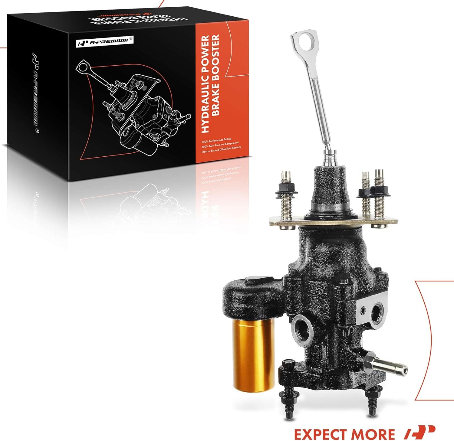 A-Premium Hydraulic Power Brake Booster Compatible with Chevrolet Express 2500/Express 3500 2008-2011, Express 4500 2009-2011 & GMC Savana 2500/3500 2008-2011, Savana 4500 2009-2011