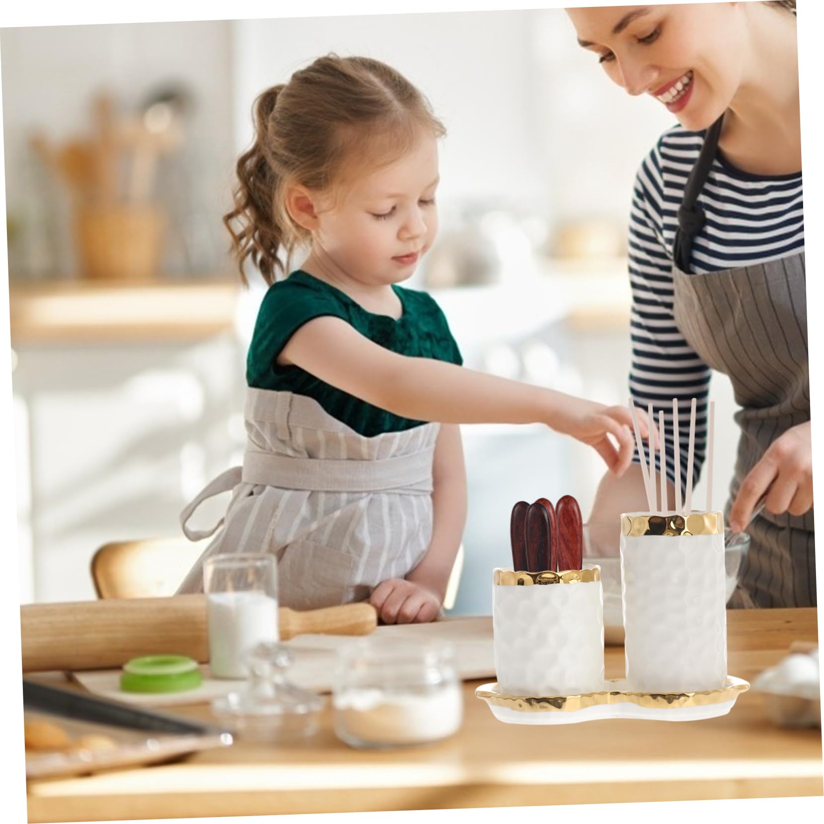 Cabilock Support Pour Ustensiles De Cuisine Rangement Pour Ustensiles De Cuisine Support Pour Drainage Pour L'organisation De