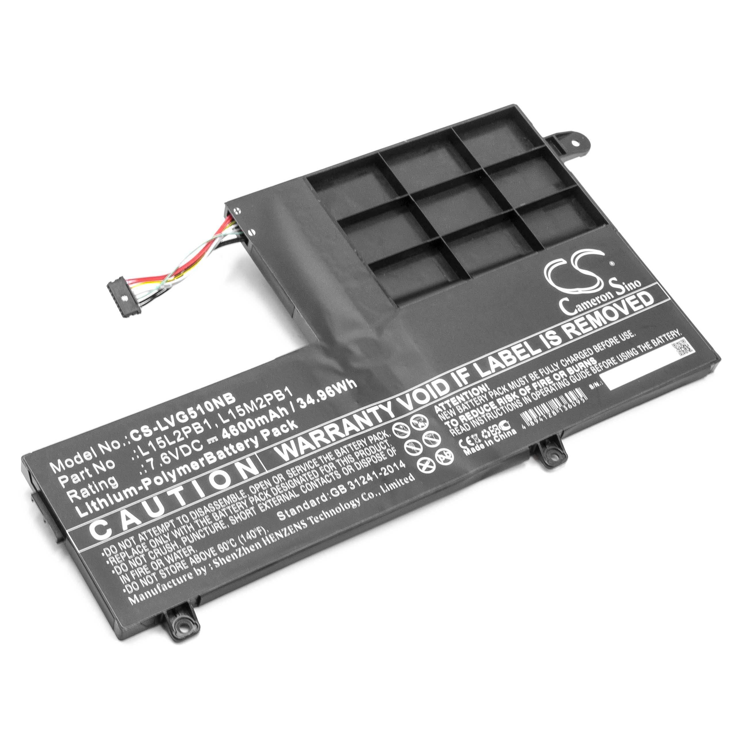 Batteria Exmate L16L2PB1 Per Lenovo IdeaPad 320/330/520 – 7.5V 30Wh 4000mAh, 4 Celle