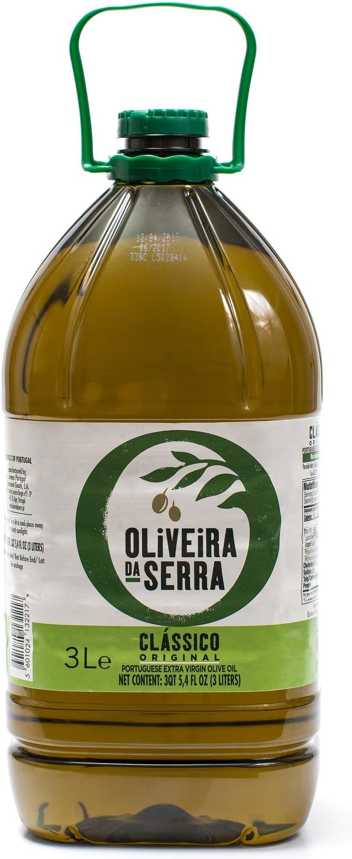 Olive Oil 3 Liter Extra Virgin Oliveira Da Serra from Portugal