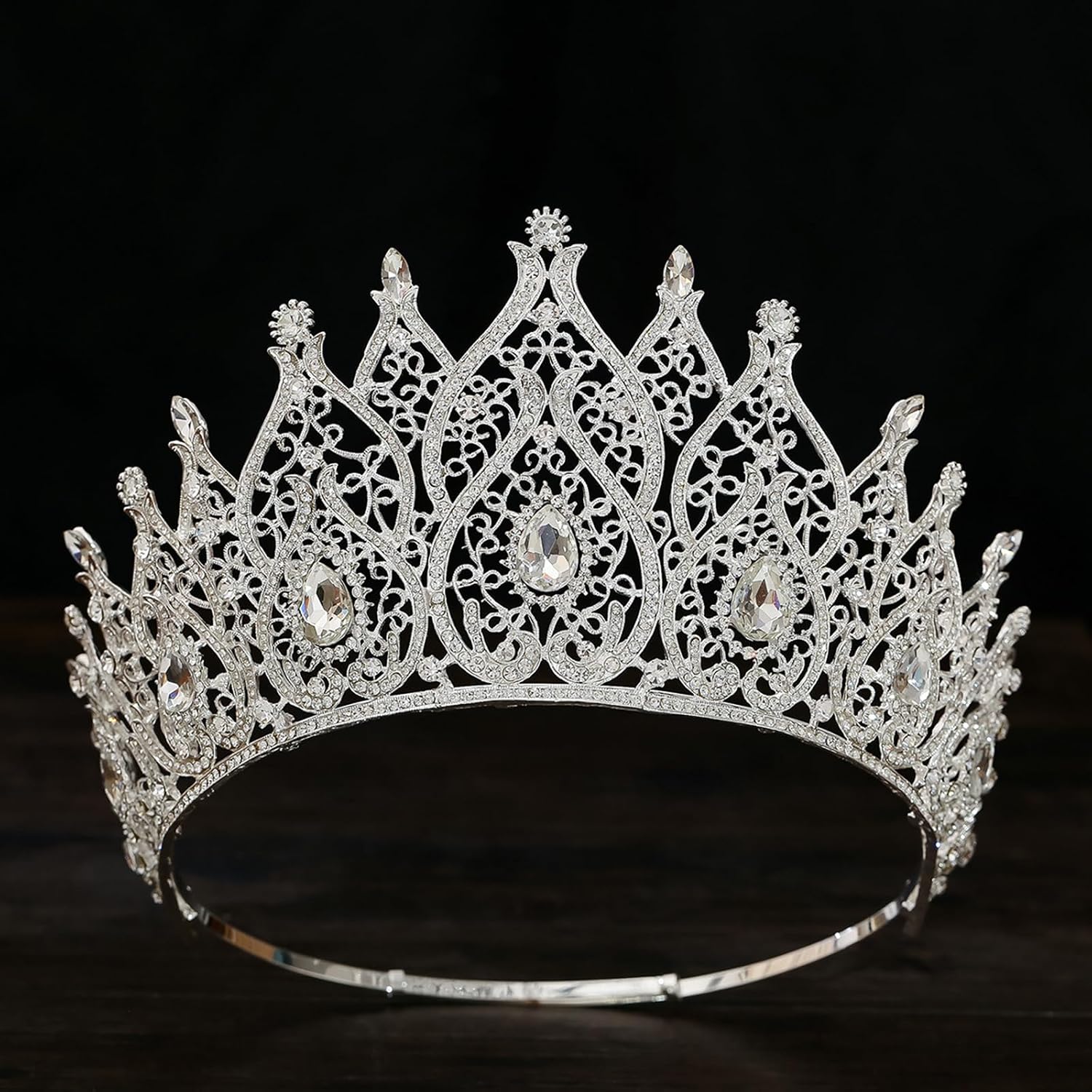 Crystal Crowns Tiaras for Women Pageant Headband Perfect for Weddings and Prom Photo Props Evening Gown Tiaras