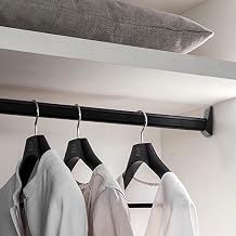 Clothes Rail Wardrobe Rails and Fittings, Rail Clothes Hanger Bar 30-140cm100cm39 3/8"