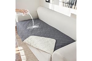 Genina L-Shaped Sofa Couch Cover | Waterproof, Anti-Slip