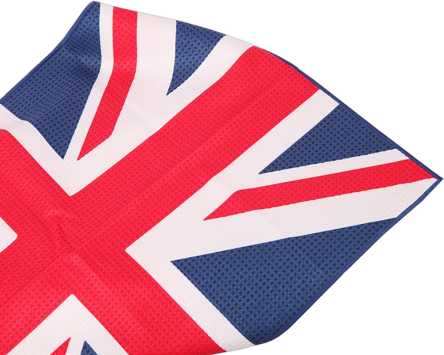 United Kingdom Golf Towel Golf Microfiber Waffle Pattern Golf Towel (The Union Jack)