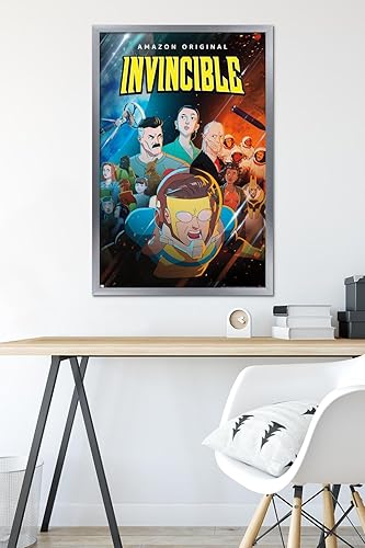 Miniatura 6 de Trends International Invincible - Póster de pared de una hoja, 22.375 x 34 pulgadas, versión enmarcada plateada