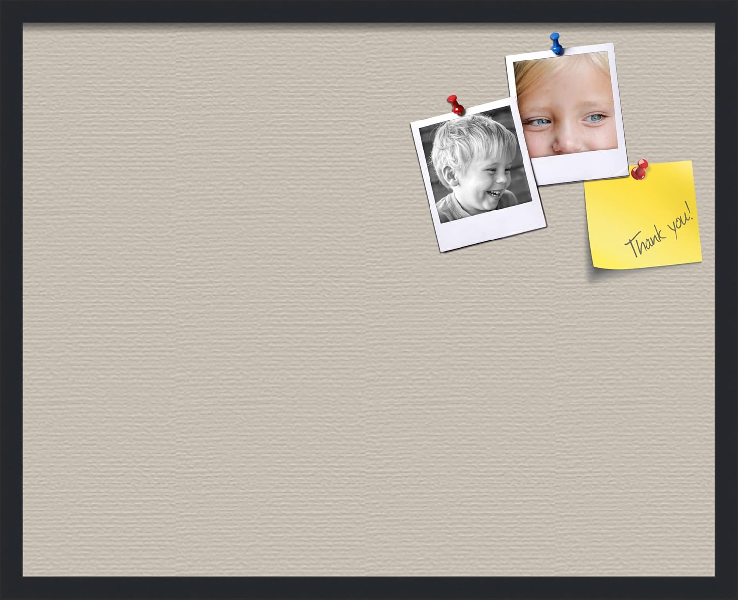 PinPix 30x24 Inch Cork Bulletin Board. This Decorative