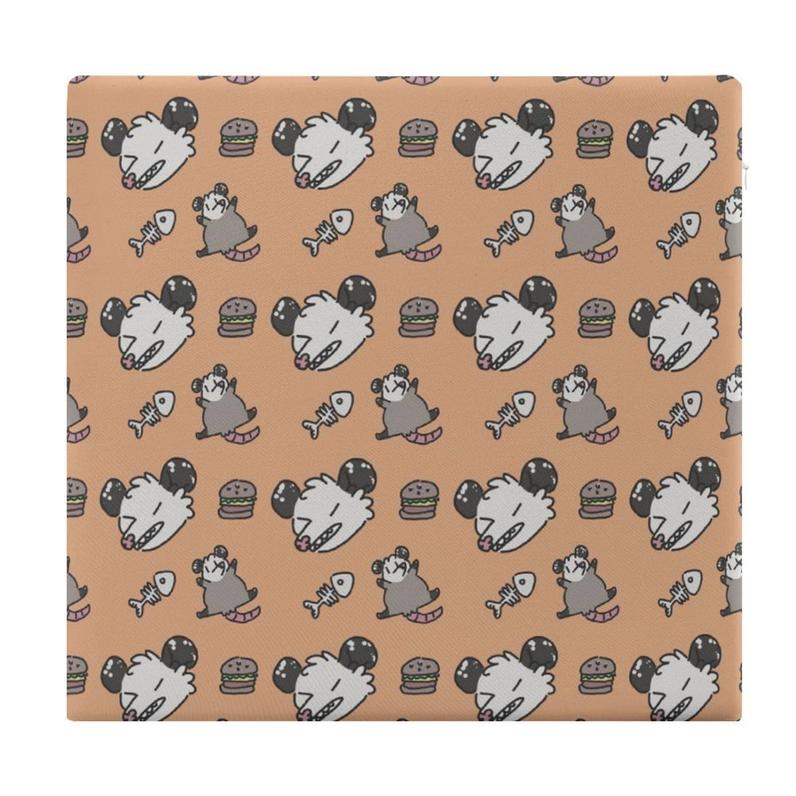 Cojín de asiento viscoelástico Opossum 38x35 cm lavable para comedor
