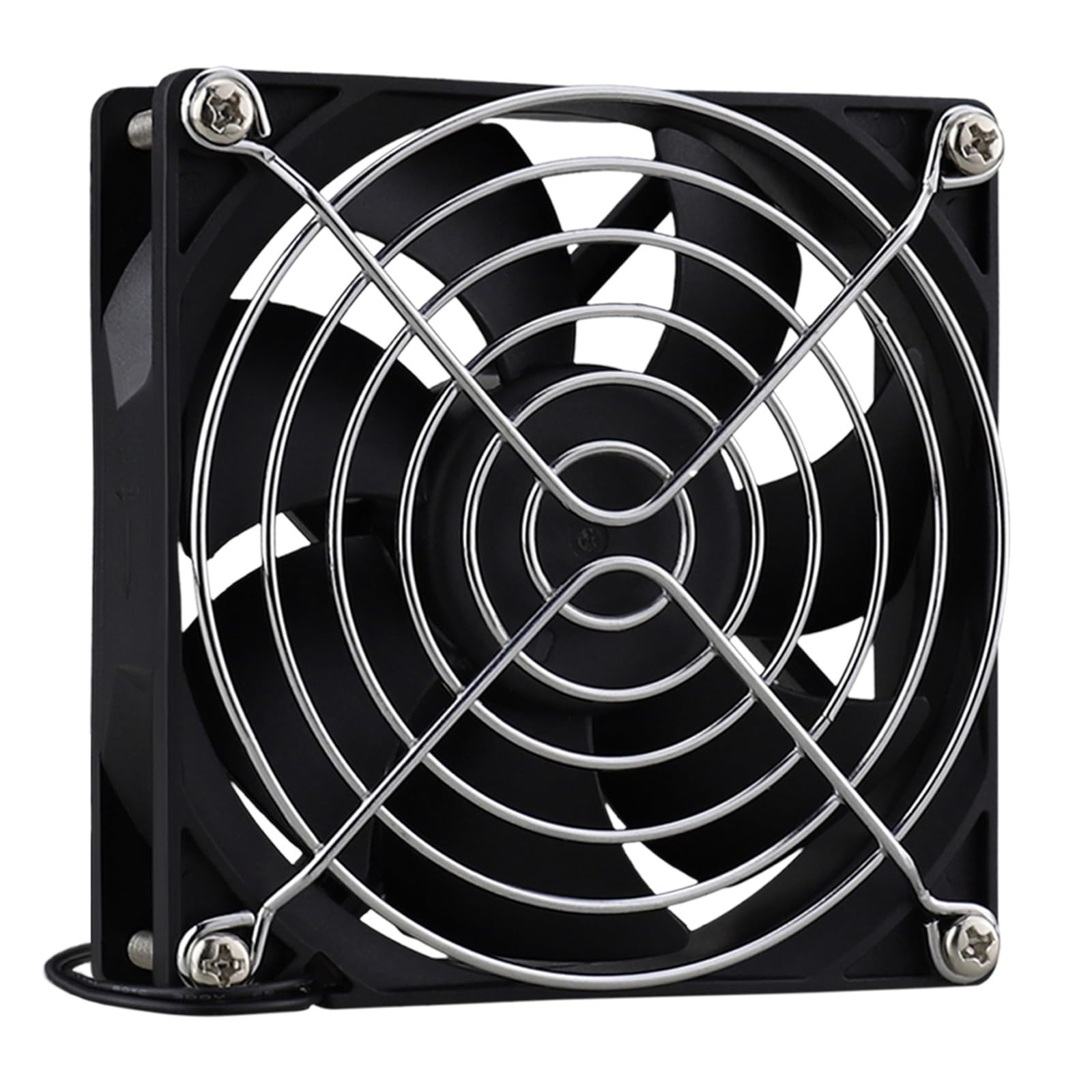 JJKKOZVQF Axial Fan 60mm 80mm 90mm 120mm Dual Ball Brushless PC Cooler AC 110V 120V 220V 230V 240V 12025 8025 Computer Case Fan(EC Blower 12032)