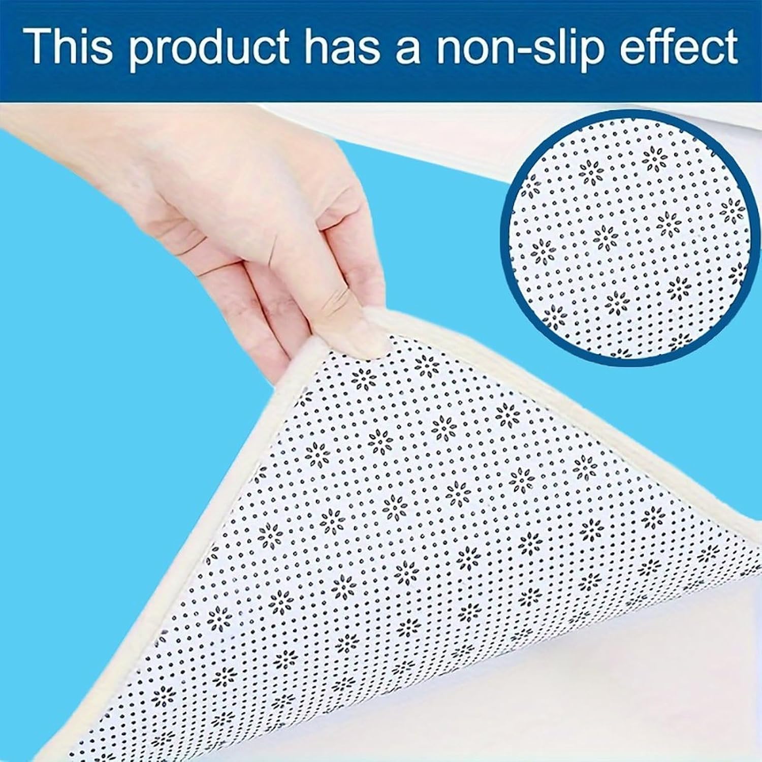 Sky Blue Kitchen Mat Kitchen Rug Set | Kitchen Rugs Flannel Velvety Washable breathable Water Absorbent Soft ，kitchen utensils for Kitchen, Floor,Laundry