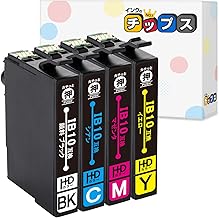 【インクのチップス】 カードケース互換 IB10 IB10CL4A 4色パック エプソン(EPSON)用 互換インクカートリッジ ＜残量検知対応＞＜日本製添加剤を使用＞＜ブラックは顔料インク＞ 対応機種 : ビジネスプリンター EW-M530F 認証 : ISO14001 ISO9001 RoHS指令 REACH規則 CEマーク IB10KA IB10CA IB10MA IB10YA 4色セット…