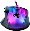 ROCCAT Kone XP Wired Gaming Mouse, Black/Black, Optical/19K/Optical Switch/Multi-Buttons/104g/4D Wheel/PTFE/RGB/Reflex/MMO, German Design