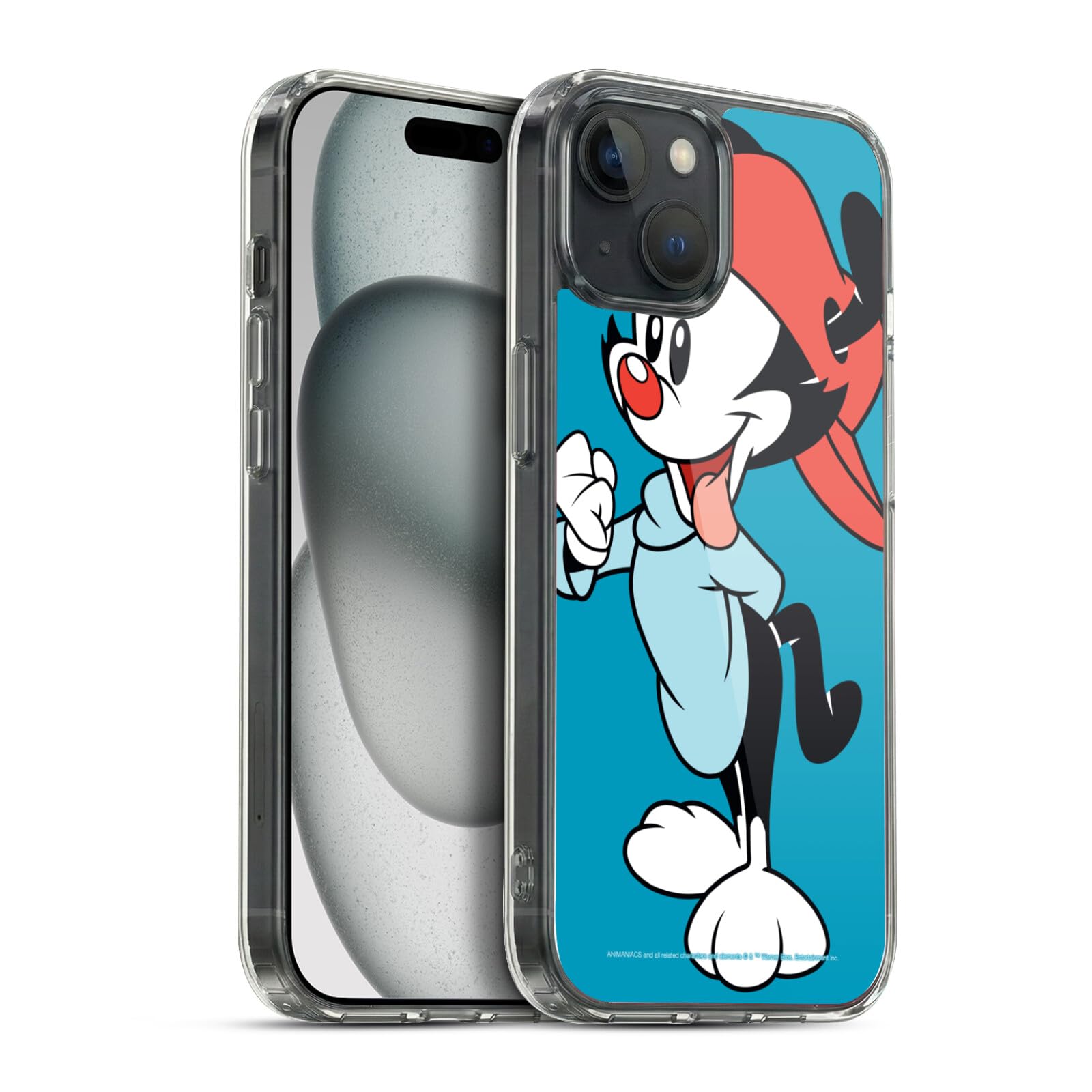 Funda de gel Apple iPhone 15 Plus carcasa Wakko Animaniacs silicona transparente trasera 7