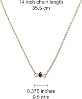 Vista 68 de Gargantilla de piedra natal – Regalo de cumpleaños, regalo para niña, mujer, amiga, hija, esposa, mamá, ella, joyas de piedras preciosas para uso