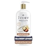 Ivory Hand & Body Lotion, 24hr Moisturizing, Repairs Extra Dry Skin, All Day Hydration, Lightweight Formula, Absorbs Instantly, Perfect for Daily Use, Shea Butter Blend, Vanilla Scent, 18 fl oz