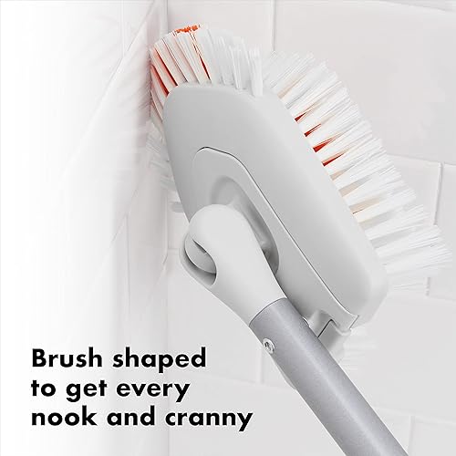 Miniatura 5 de OXO Good Grips Cepillo extensible para bañera y azulejos, naranja