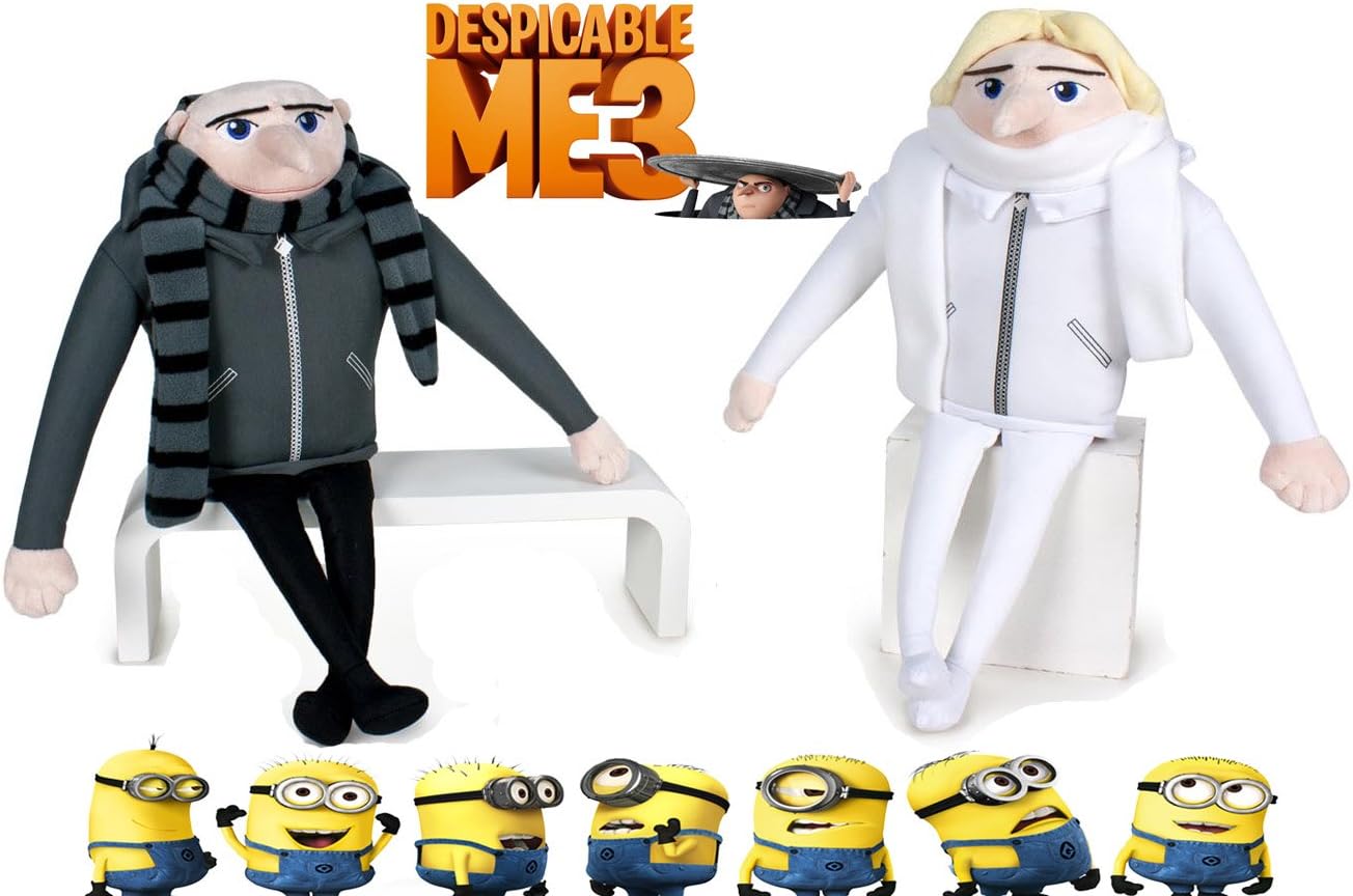 Despicable Me 3 Pack 2 Plush Toys Gru And Dru 40cm 15 74 Amazon Co Uk Toys Games Despicable Me 3 Pack 2 Plush Toys Gru And Dru 40cm 15 74 Amazon Co Uk Toys Games