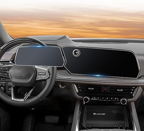 Vista 170 de CDEFG Cristal templado para Chevrolet Silverado/GMC Sierra 2025, pantalla táctil de 13.4 pulgadas, accesorios para Chevy Silverado/Sierra 1500