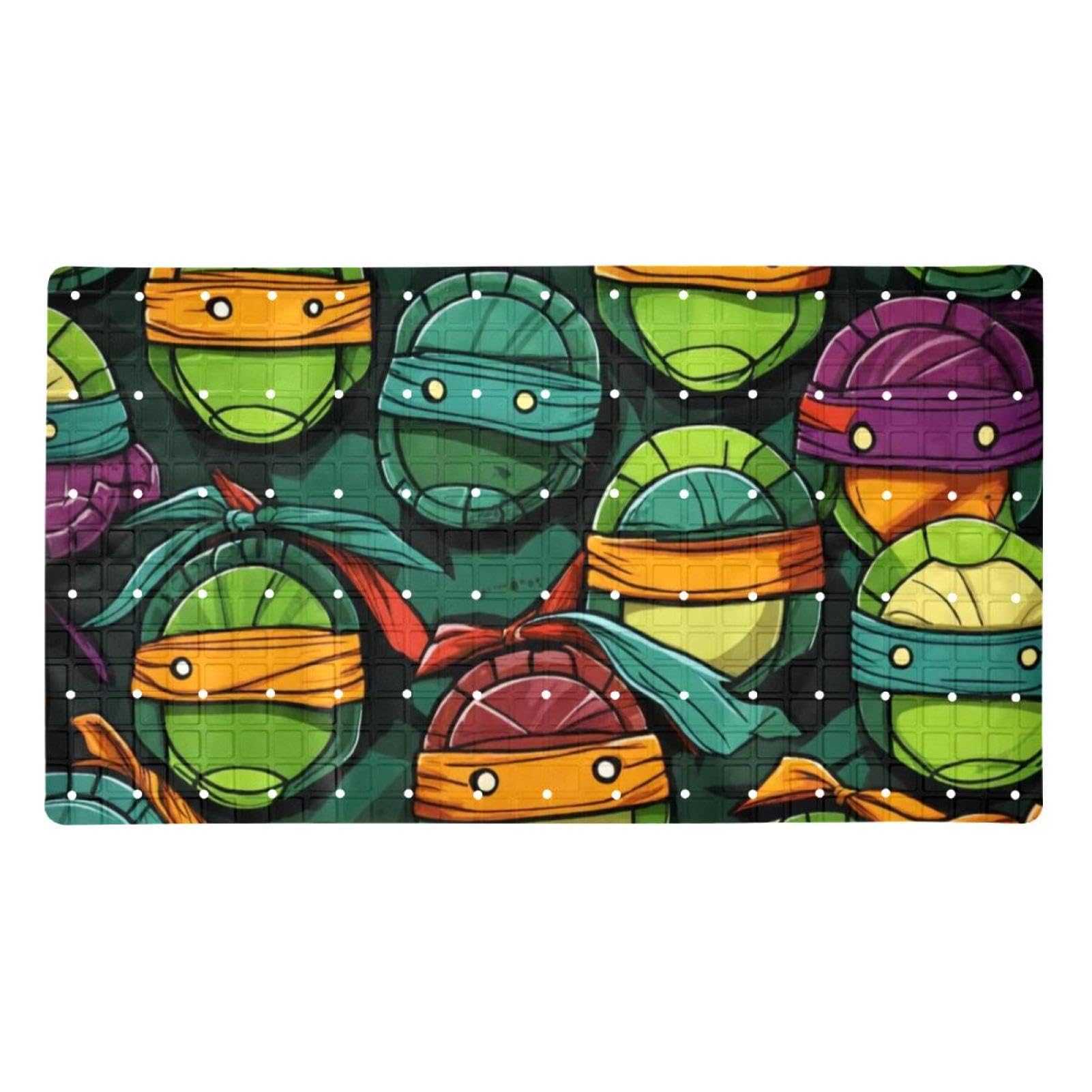 Tapis de bain tortue coloré idéal pour sécuriser le bain des enfants