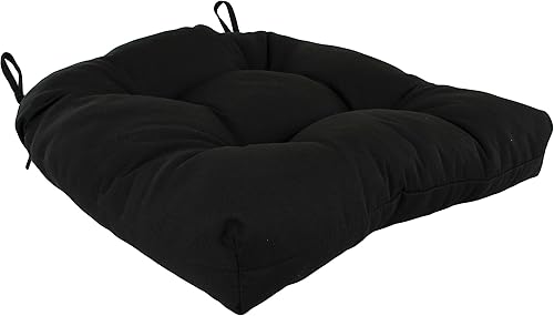 College Covers Everything Comfy - Cojín D para asiento de interiorexterior, 1 unidad (paquete de 1), color negro