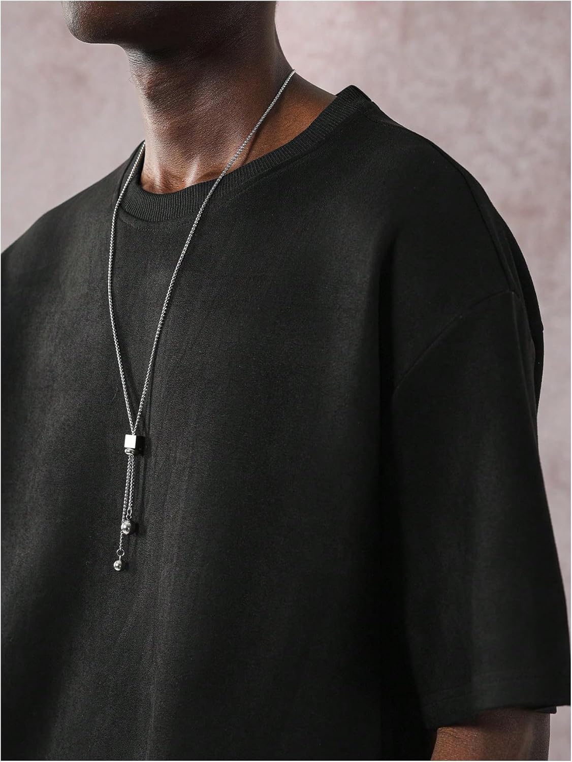 VIPWOLF Men's Cropped Oversized Tshirts Streetwear Half Sleeve Hip Hop Crew Neck Baggy Boxy Shirt - Image 4