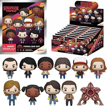 Stranger Things Series 2 5" Collectible Bag Clip Blind Bag ONE Random Figure TV Show Character Keychain/Backpack Accessory | Official Licensed Merchandise