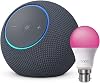 Amazon Echo Dot Max (newest gen) | Graphite + Tapo L530BA Smart Light Bulb (B22), Works with Alexa - Smart Home Starter Kit, with Alexa+ Early Access