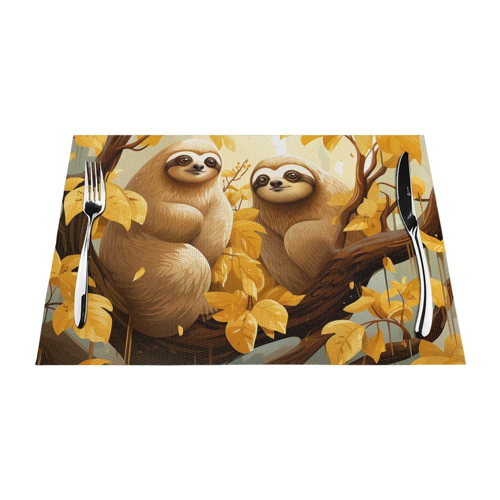 Sets de table en vinyle de 30,5 x 45,7 cm lavables contre les taches de cuisine