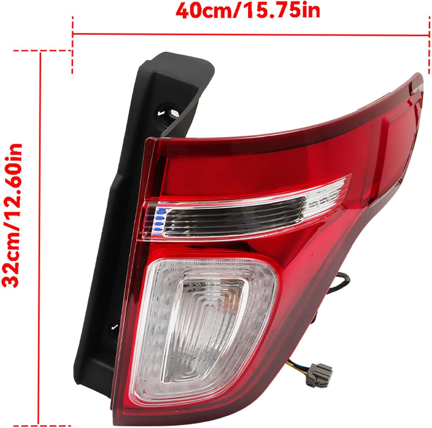Rear Passenger Side Tail Light Assembly Replacement for Explorer 2011 2012 2013 2014 2015 Right Side Tail Light Assembly Replacement for BB5Z13404C BB5Z13404D BB5Z13404CCP