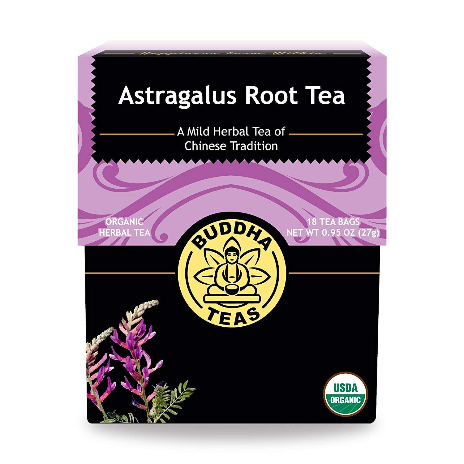 Té de Raíz de Astrágalo Orgánico - 18 Saquitos Sin Blanquear