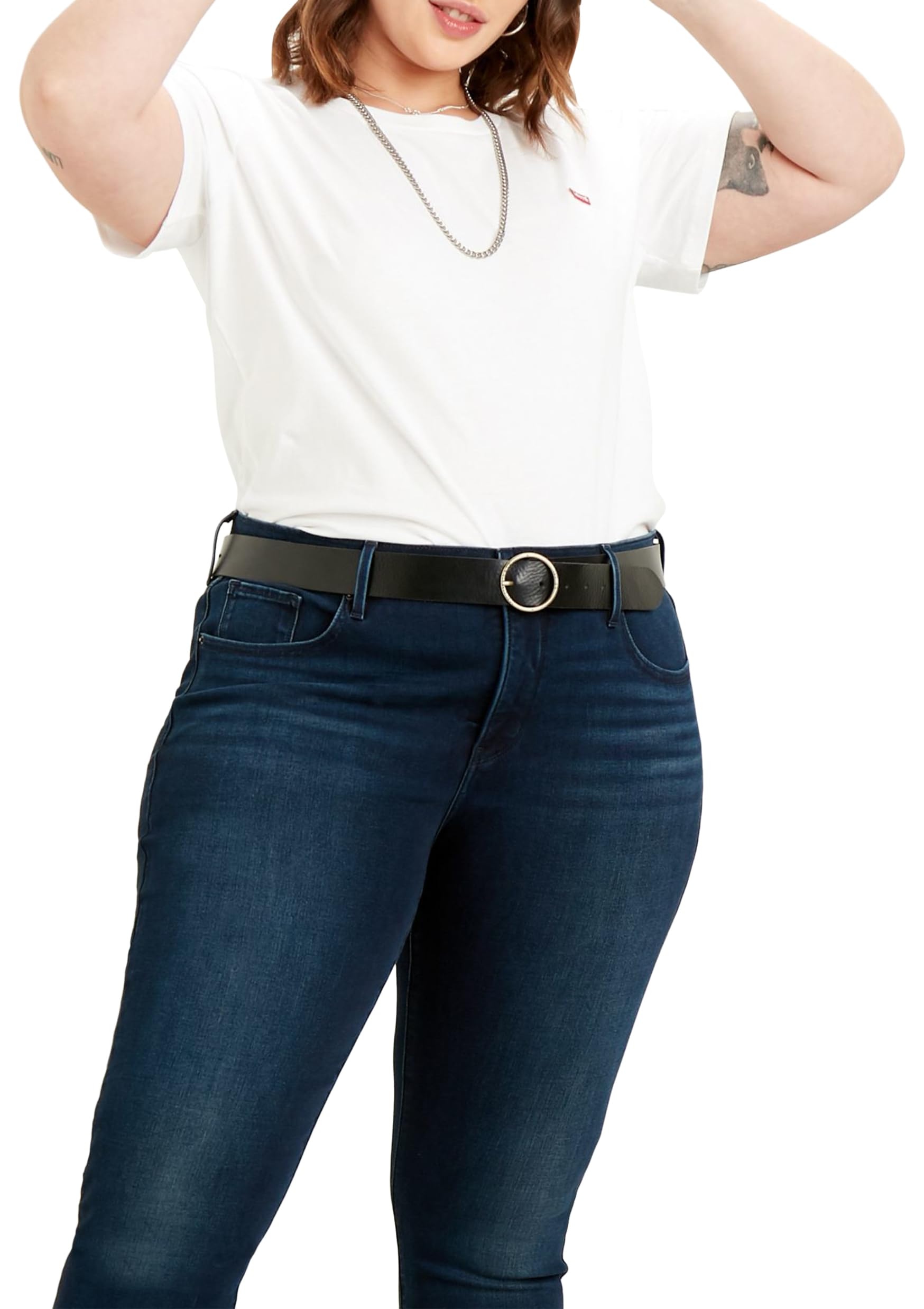 Levi's Plus Size The Perfect Tee Maglietta Donna, Chesthit Logo