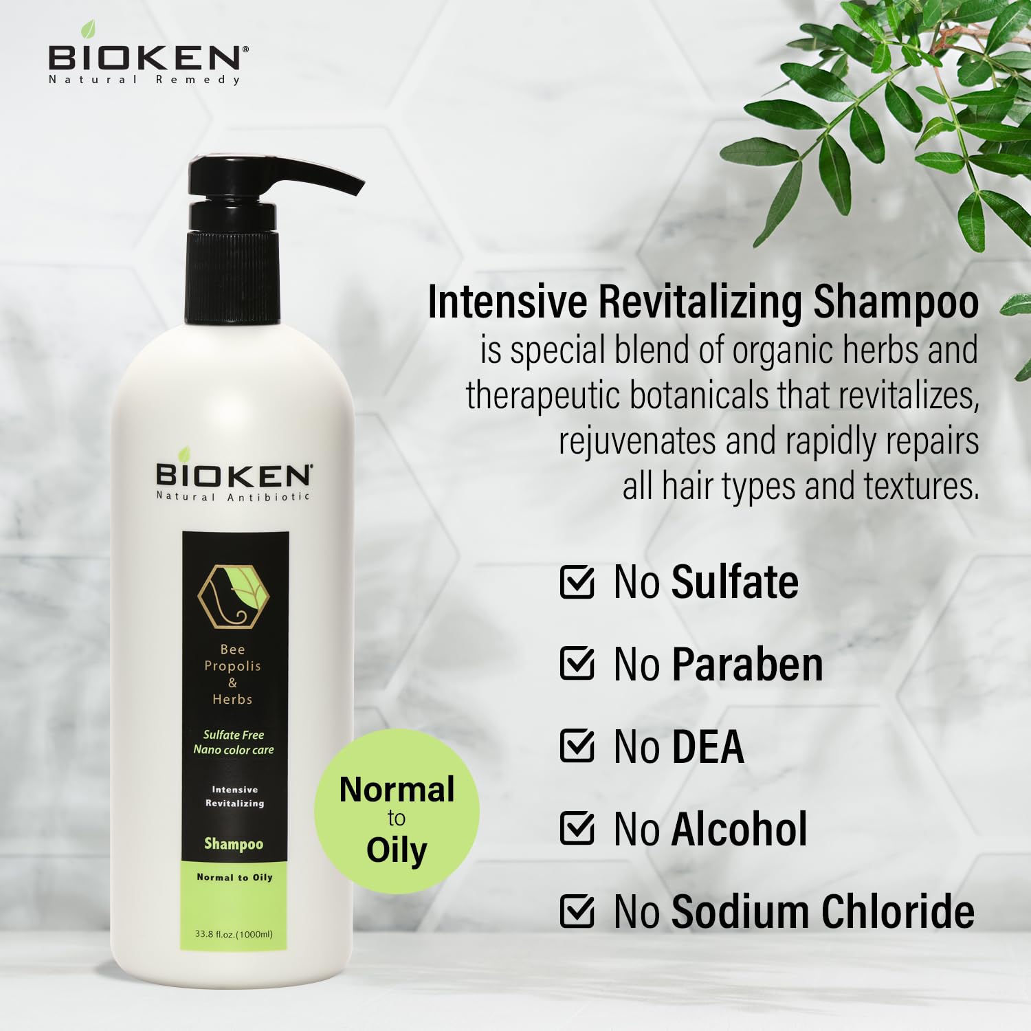 Amazon.com : Bioken Intensive Revitalizing Shampoo – 33.8 oz