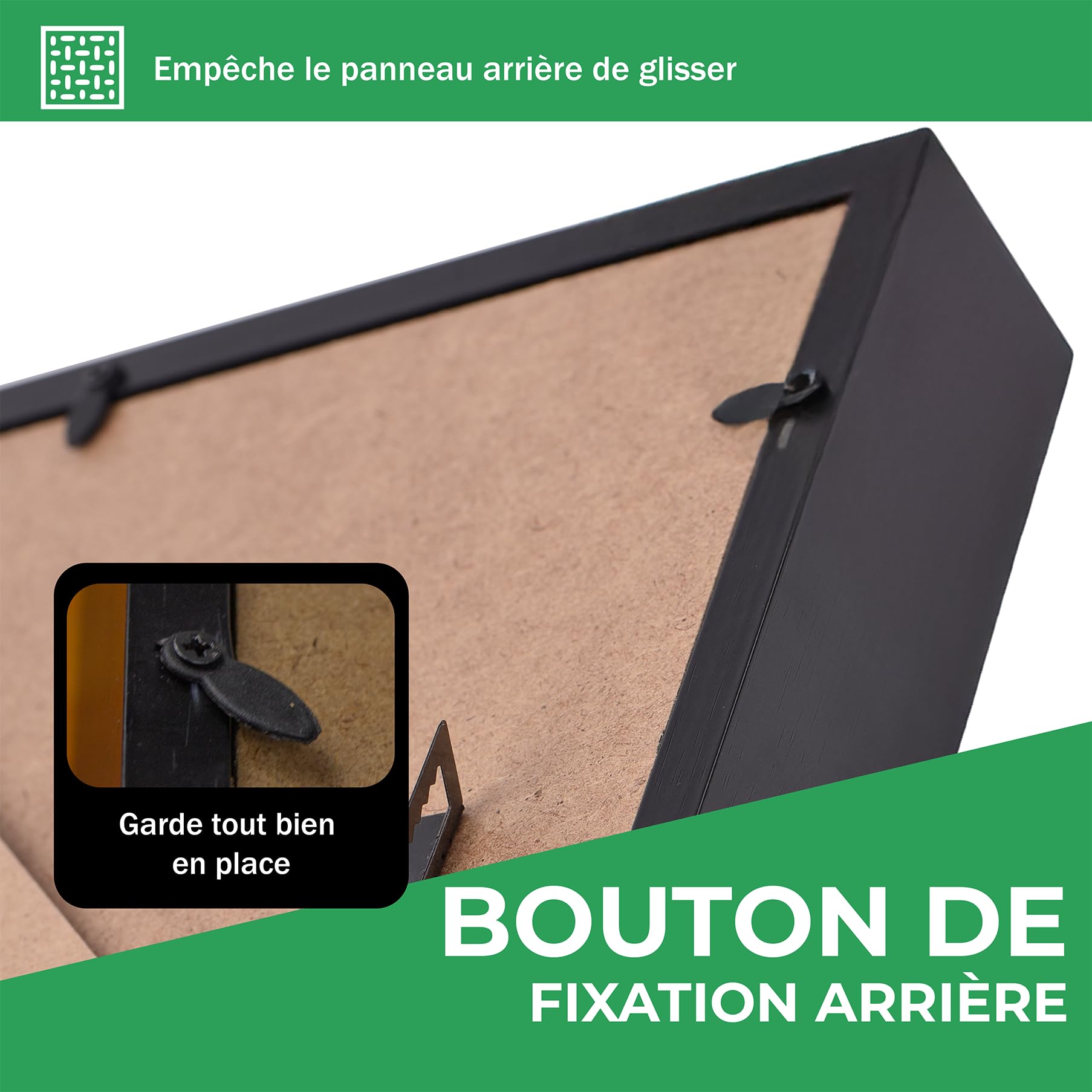 Tapeera Vitrine en Bois Noire pour Figurines, adaptée pour Mur ou Table - avec Base Blanche et Protection Contre la poussière - Elle Peut contenir jusqu'à 28 Figurines - idéale pour Les Collections
