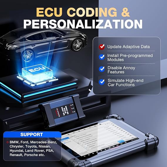 2026 Autel MaxiSYS Elite 2 PRO Scanner, Elite II Pro 2-Year Free Update ($2590) OE-Level J2534 Programming Coding Tool as MSUltra MS919 MS909, Motor TruSpeed, 40+ Service 3000+ Active Test CAN FD DoIP