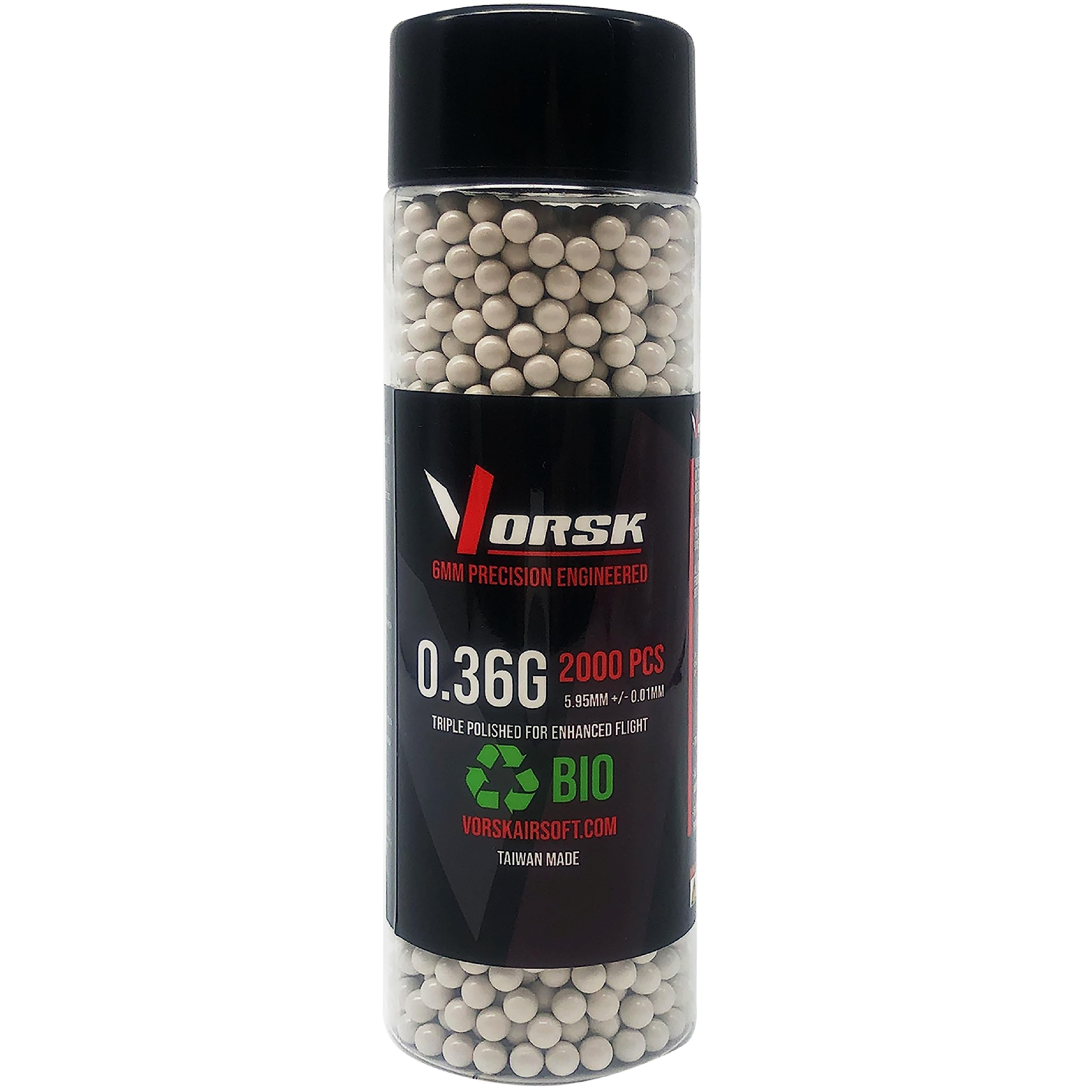 Vorsk Bio Tracer BBs 1100 Round Bottle, White, 0.36 g
