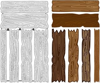 Woodgrain Cutting Dies Stencil, Wood Pile Carbon Steel Embossing Tool Die Cuts for Card Making, DIY Scrapbooking, Photo Album, Decorative Embossing