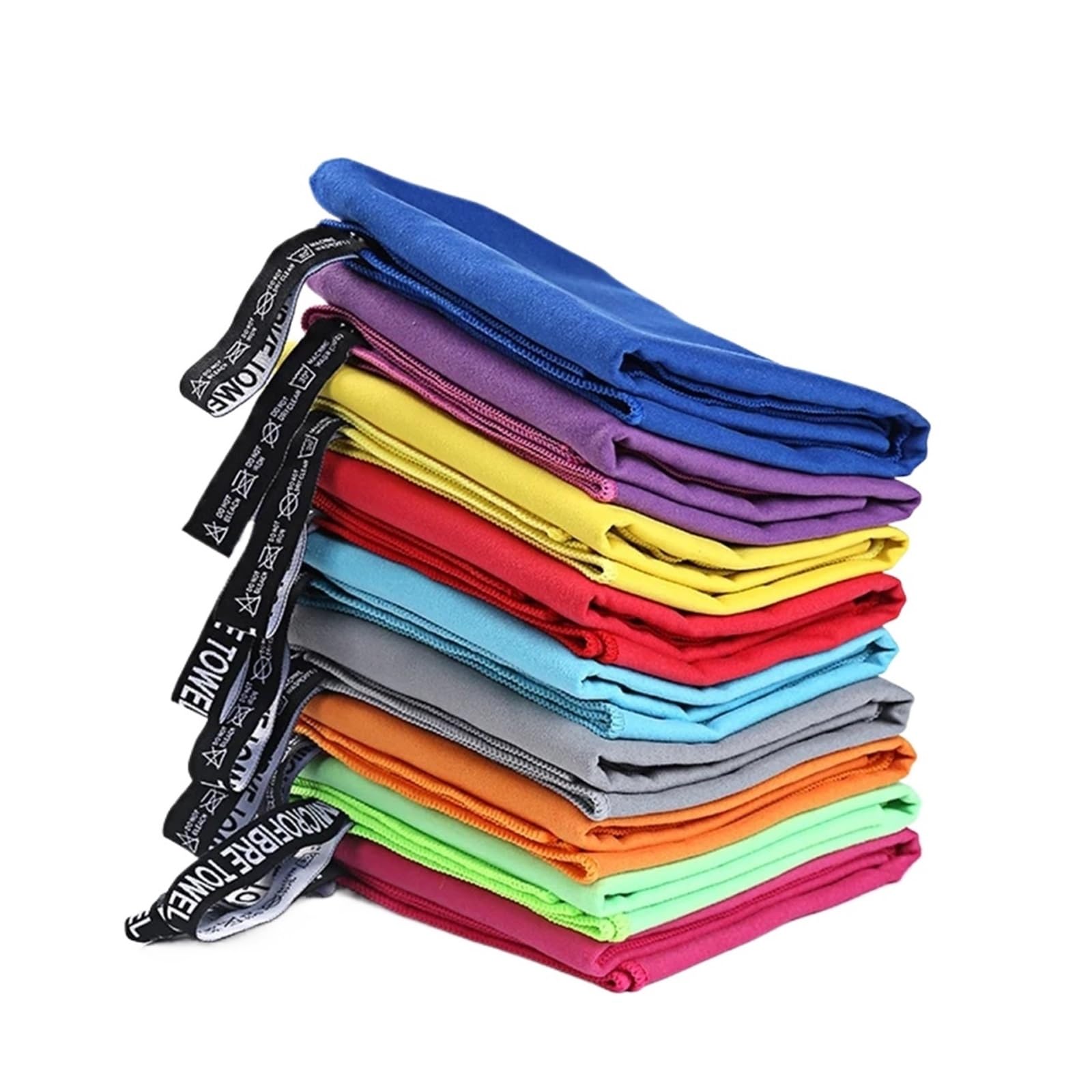 Sporthandtuch Mikrofaser Quick Dry Sport Strand Handtuch Schwimmen Yoga Meer Große Handtücher(Color 14,76x152cm)