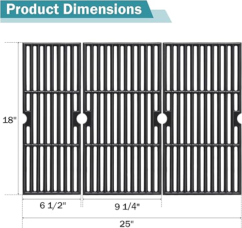 Miniatura 2 de Criditpid Rejillas de parrilla para Charbroil Performance 4 Burner 463347017, 463335517, 463377017, 463243518, 463347519, rejillas de cocción de 18