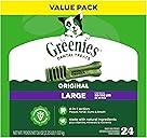 Greenies Veterinarian-Recommended Natural Dental Dog Treats, Large Size, Original Flavor, 36 oz. Pack, 24 Count