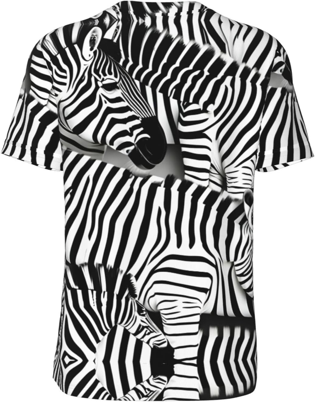 Zebra Stylish Softball Jersey,Personalized and Breathable Baseball Button Down for Men for All Seasons and Occasions
