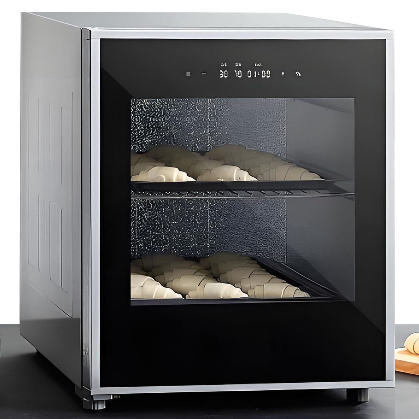 SHENGSHIYU Electric Dough Proofer Machine,Adjustable Temperature/Humidity,One-Touch Fermentation,40L Home Bread Proofing Box for Proofing Dough,Bread,Yogurt,Natto,or Sourdough