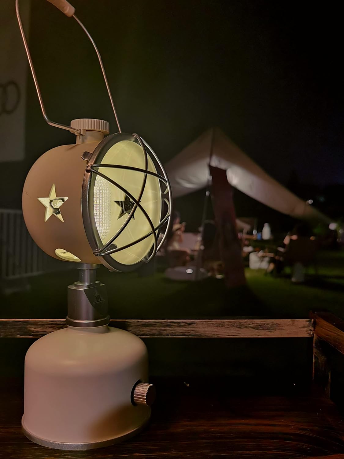 HOMESHINE Camping Lantern Battery Powered LED Railroad
