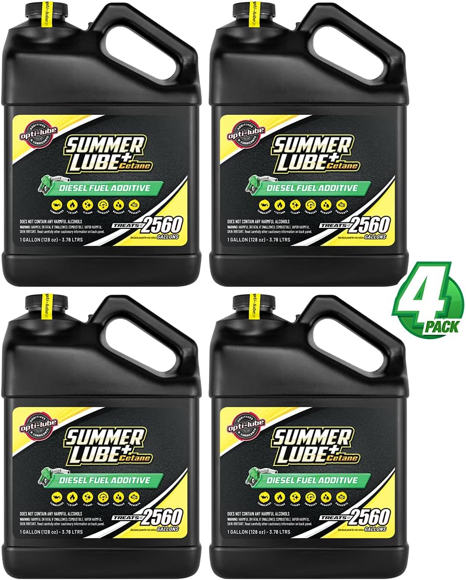 Opti-Lube Summer+ Cetane Formula Diesel Fuel Additive: Gallon (1 Gallon - Treats 2560 Gallons)