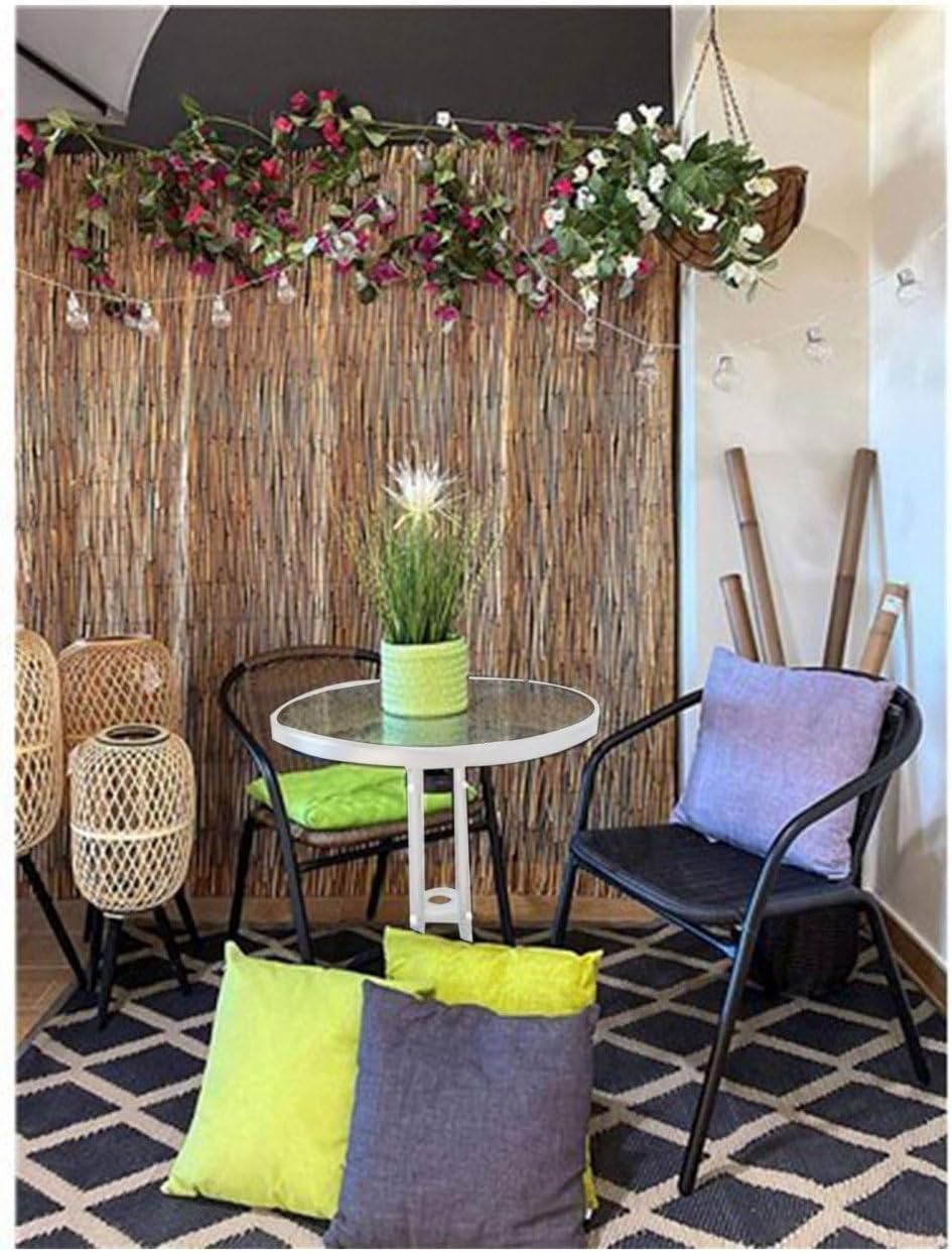 Jardin202 Mesa de Cristal Redonda